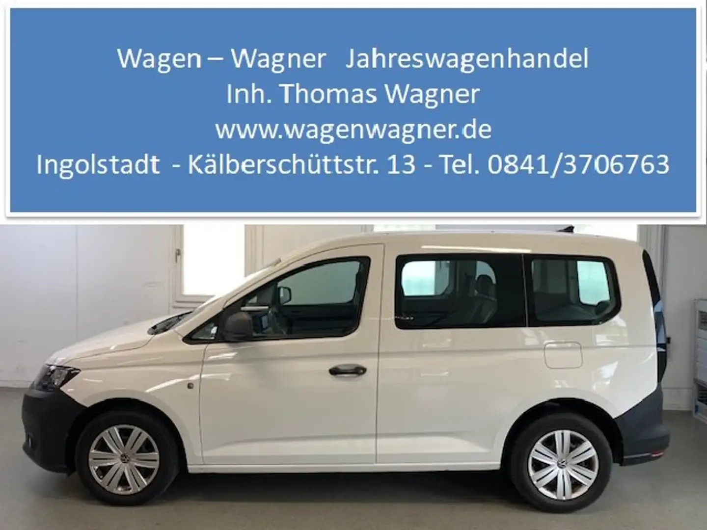 Volkswagen Caddy Kombi 2.0 TDI 102PS Navi Klima DAB Sitzheizung Blanc - 1