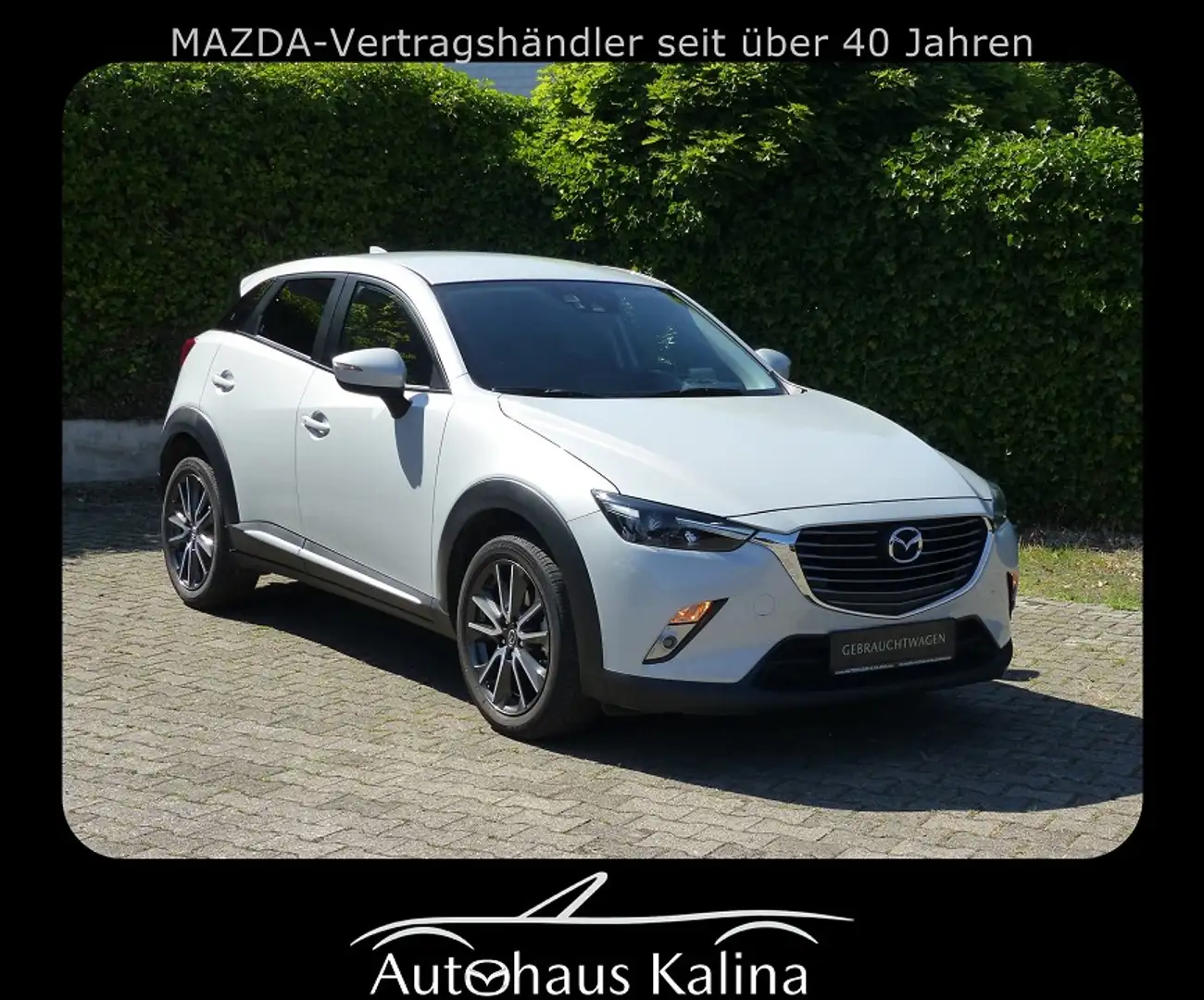 Mazda CX-3 SKYACTIV-G 120 SPORTS-LINE + NAVI Weiß - 1