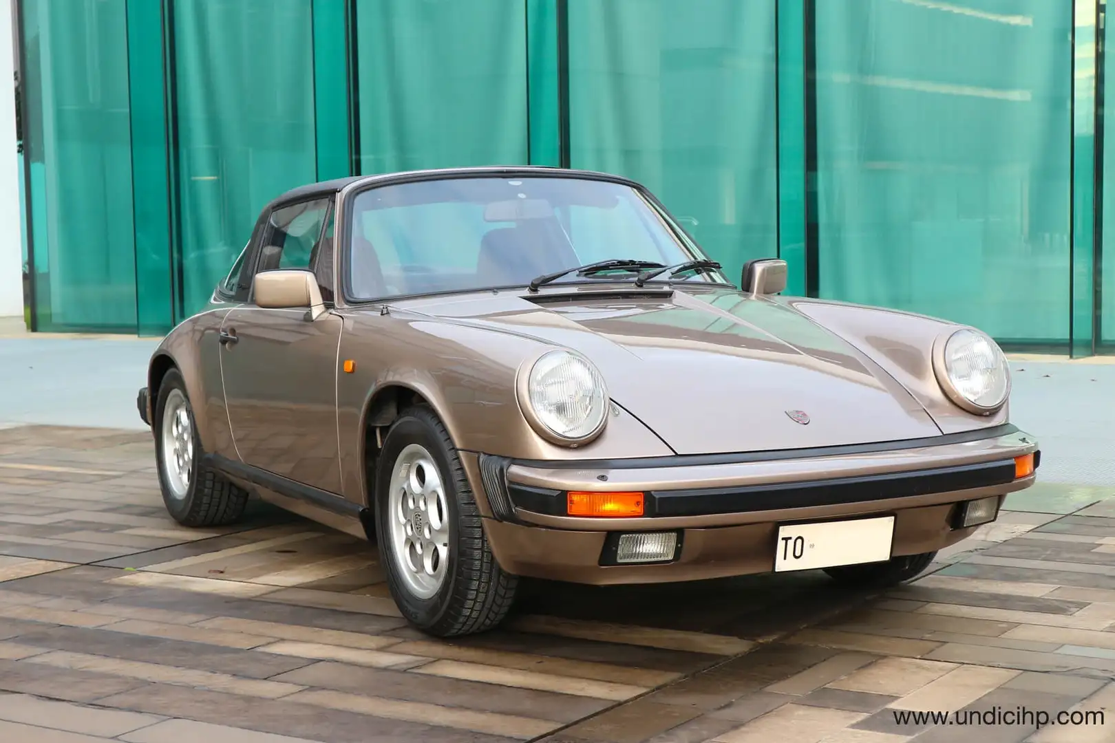 Porsche 911 3.2 Carrera Targa - super originale Bronzo - 2