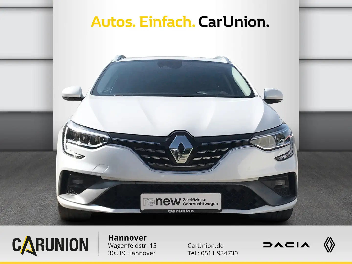 Renault Megane Grandtour R.S. LINE E-TECH Plug-in 160 Blanc - 2