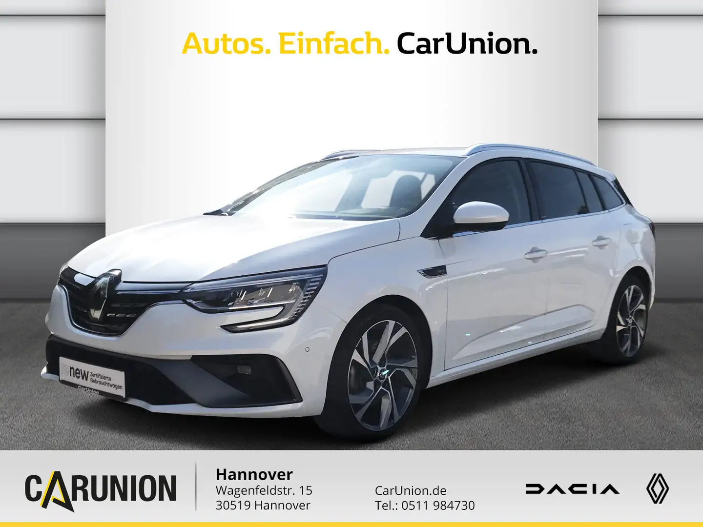 Renault Megane Grandtour R.S. LINE E-TECH Plug-in 160 Bianco - 1