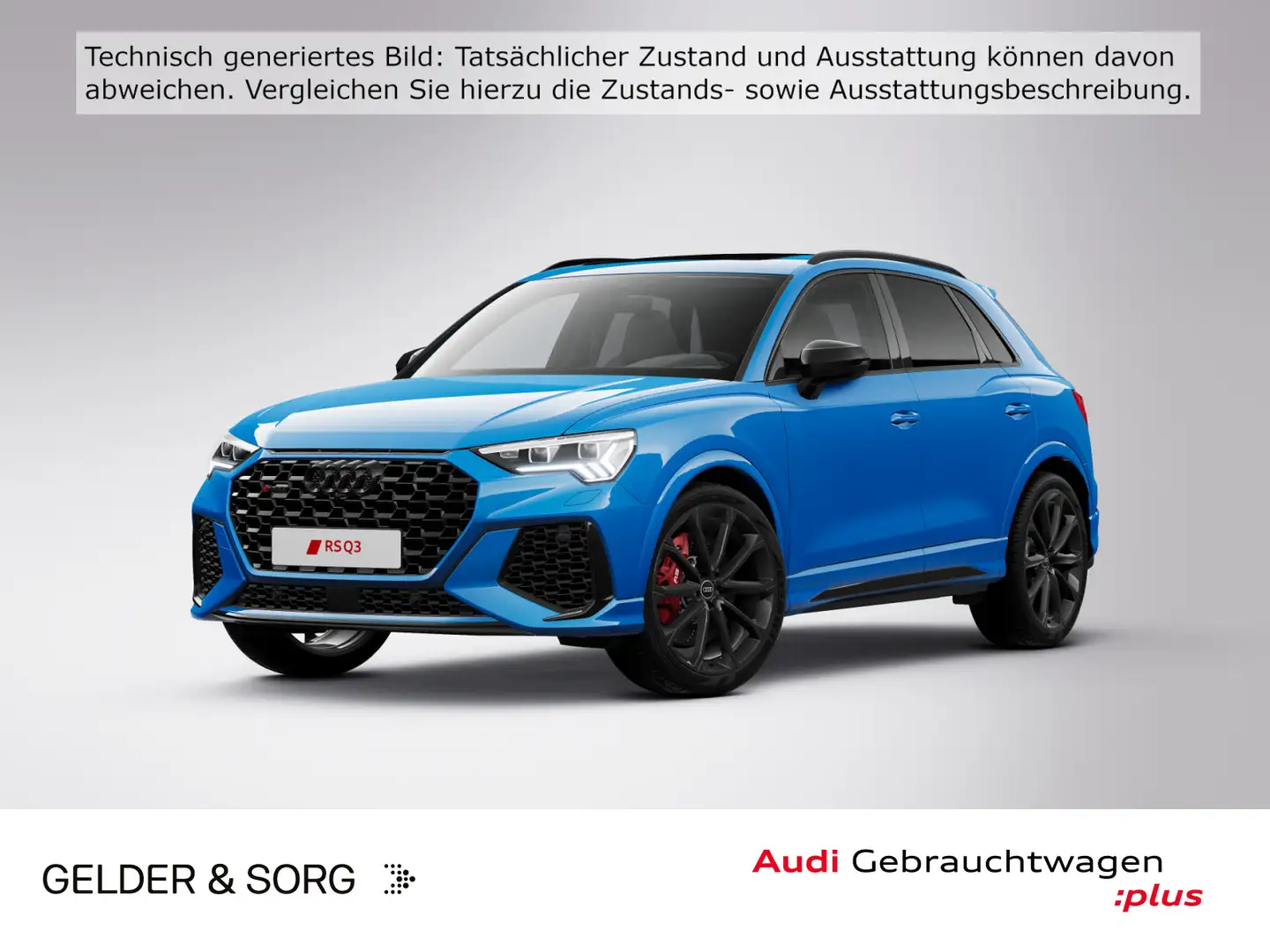 Audi RS Q3 VMax280km/h*AHK*SportAGA*SONOS*Matrix*360° Bleu - 1