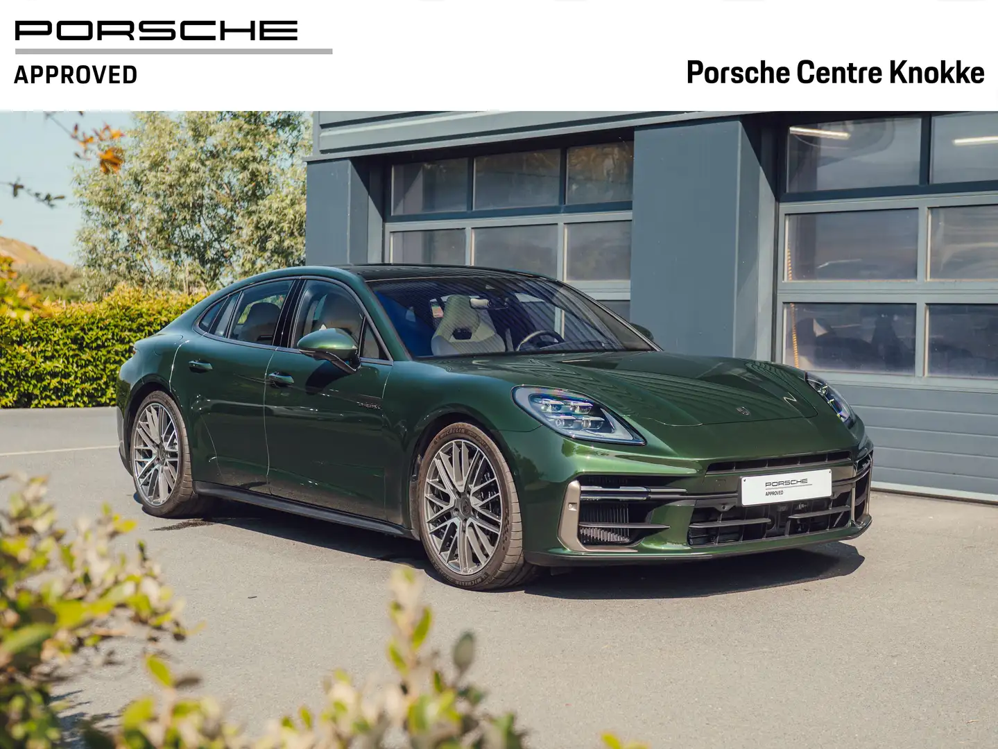 Porsche Panamera Turbo E-Hybrid |Pano |LuchtV |360° |ACC |Matrix Grün - 1