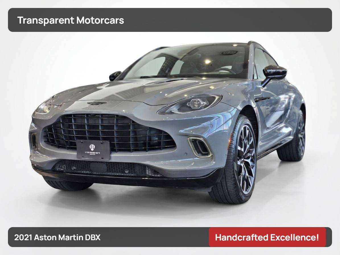 2021 Aston Martin DBX Clean Carfax/Highly Optioned/Over 240K MSRP