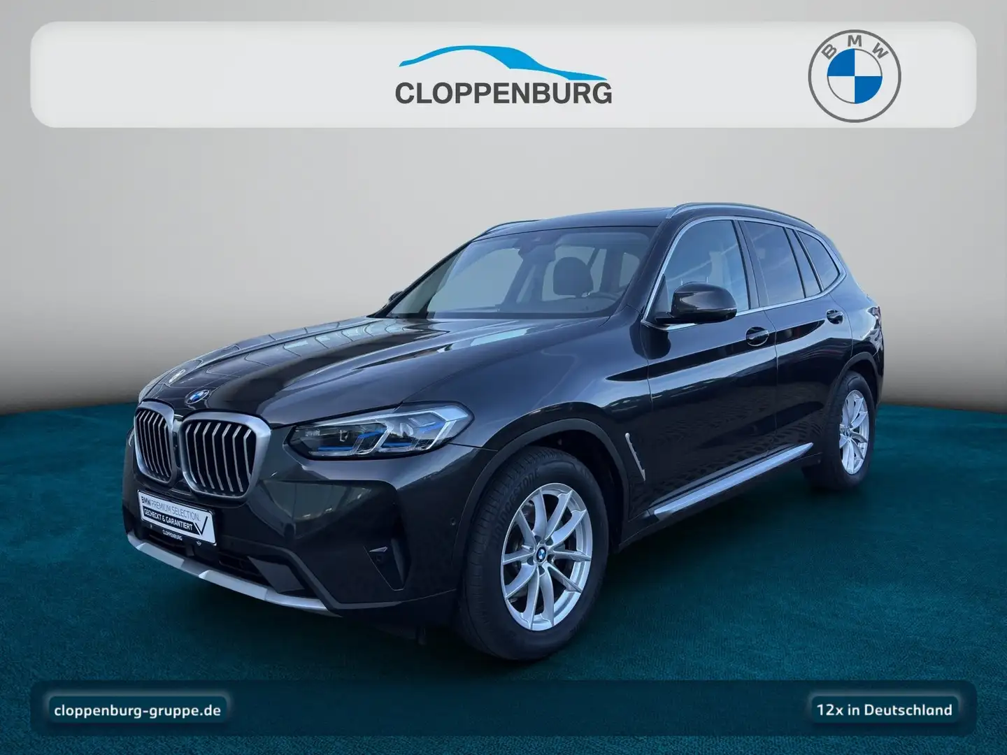 BMW X3 xDrive20d ZA Basisvariante AHK+Navi+Pano+360° Grau - 1