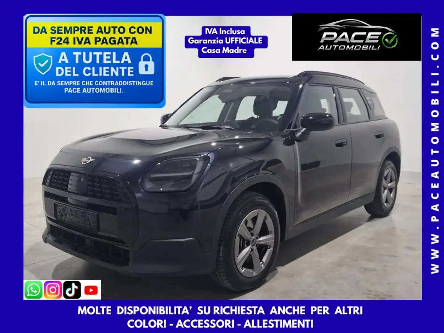 MINI Countryman C ESSENTIAL CLASSIC AUTOMATICA PDC KAMERA LED PDC Noir - 1