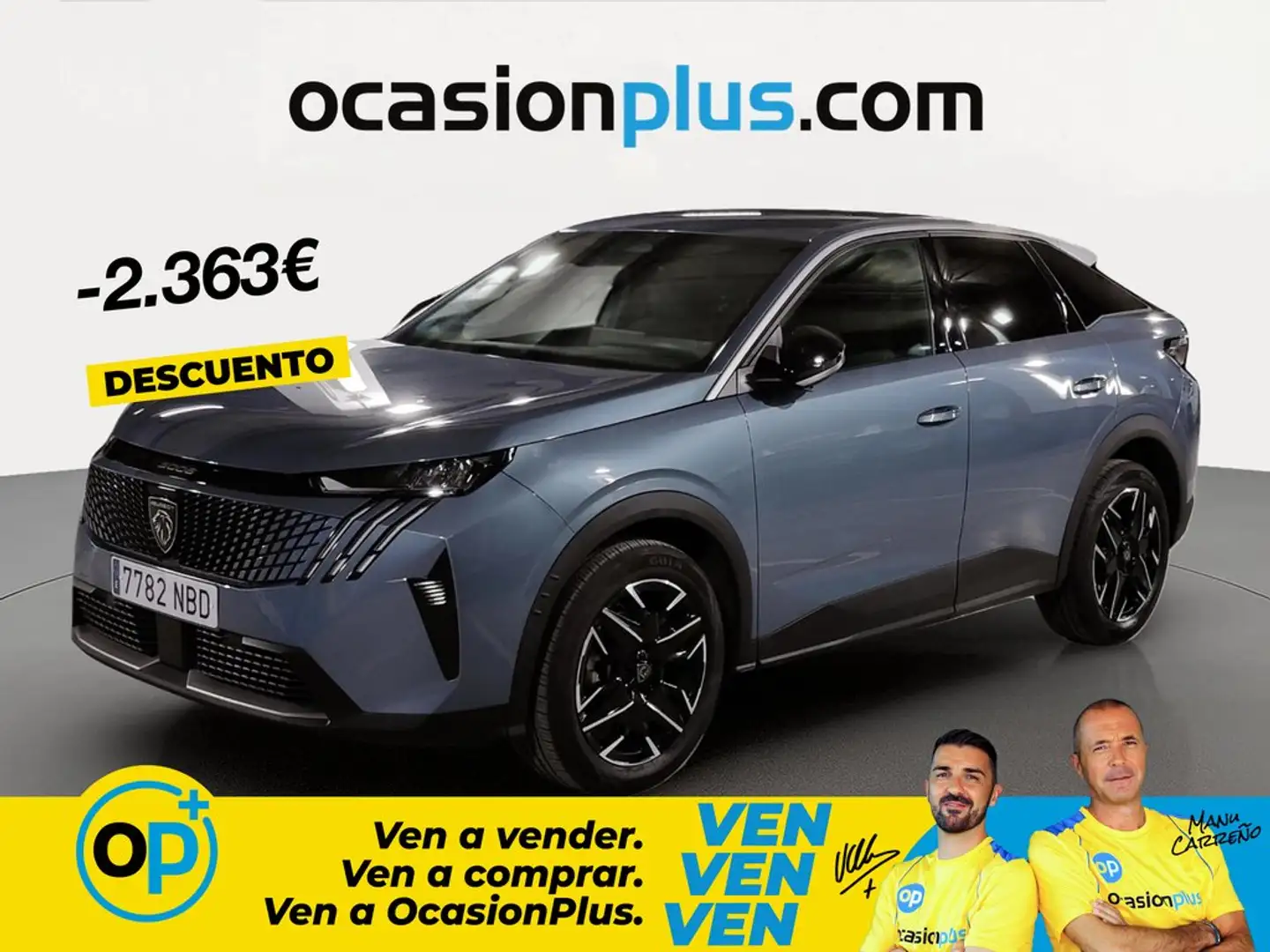 Peugeot 3008 Hybrid Allure eDCS6 145 Azul - 1