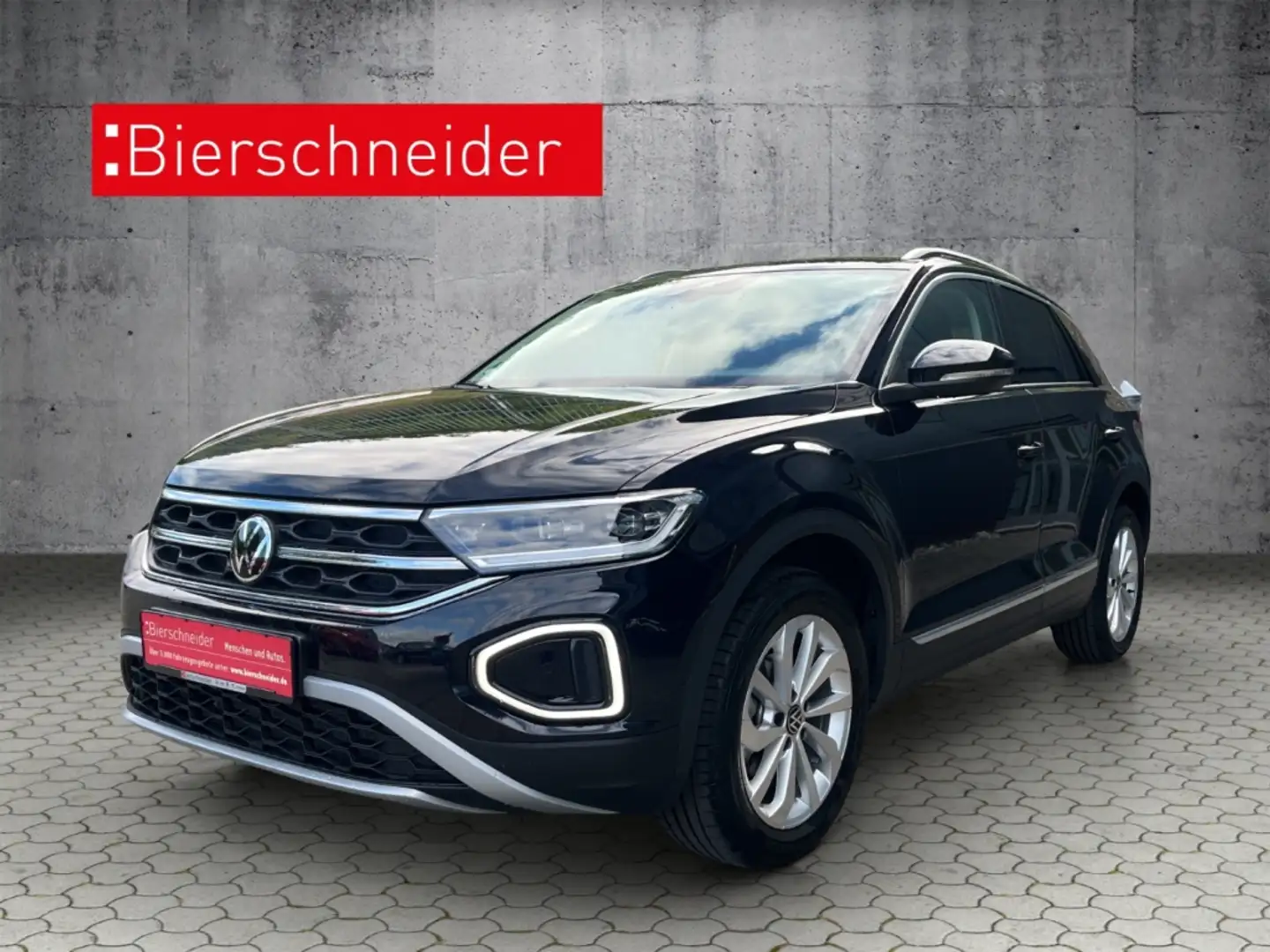Volkswagen T-Roc 1.0 TSI Life 5-J-GARANTIE NAVI LED ACC SHZ GRA Noir - 1