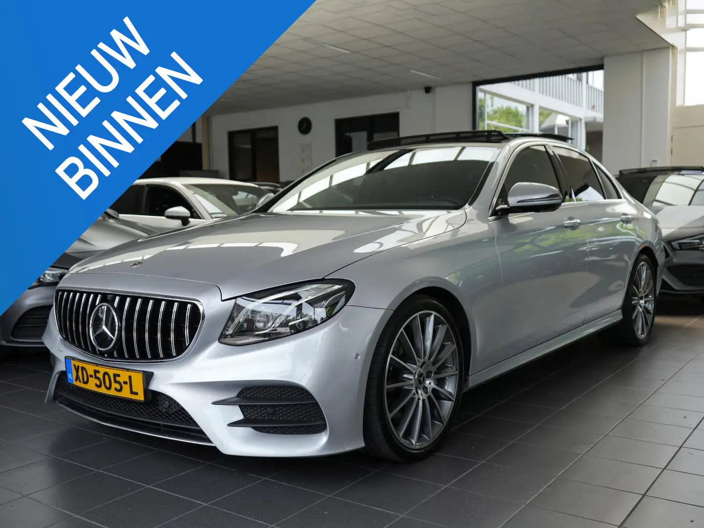 Mercedes-Benz E 220 d AMG | PANO | SFEER | 360° CAMERA | CRUISE Grijs - 1