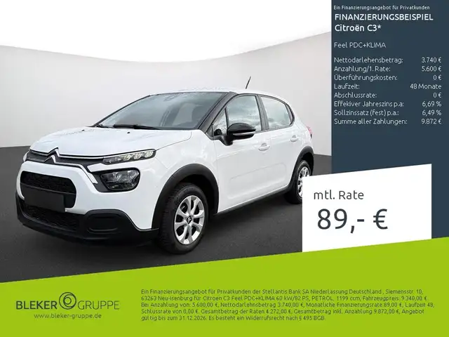 Citroen C3 Feel PDC+KLIMA
