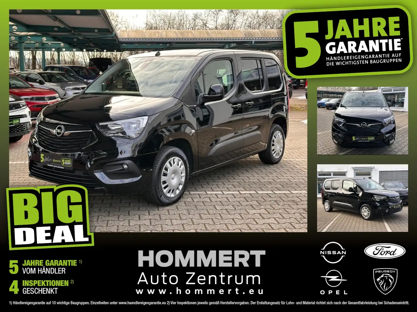 Opel Combo-e Life Elegance *Sitzh.*Tempomat*Kamera* Schwarz - 1