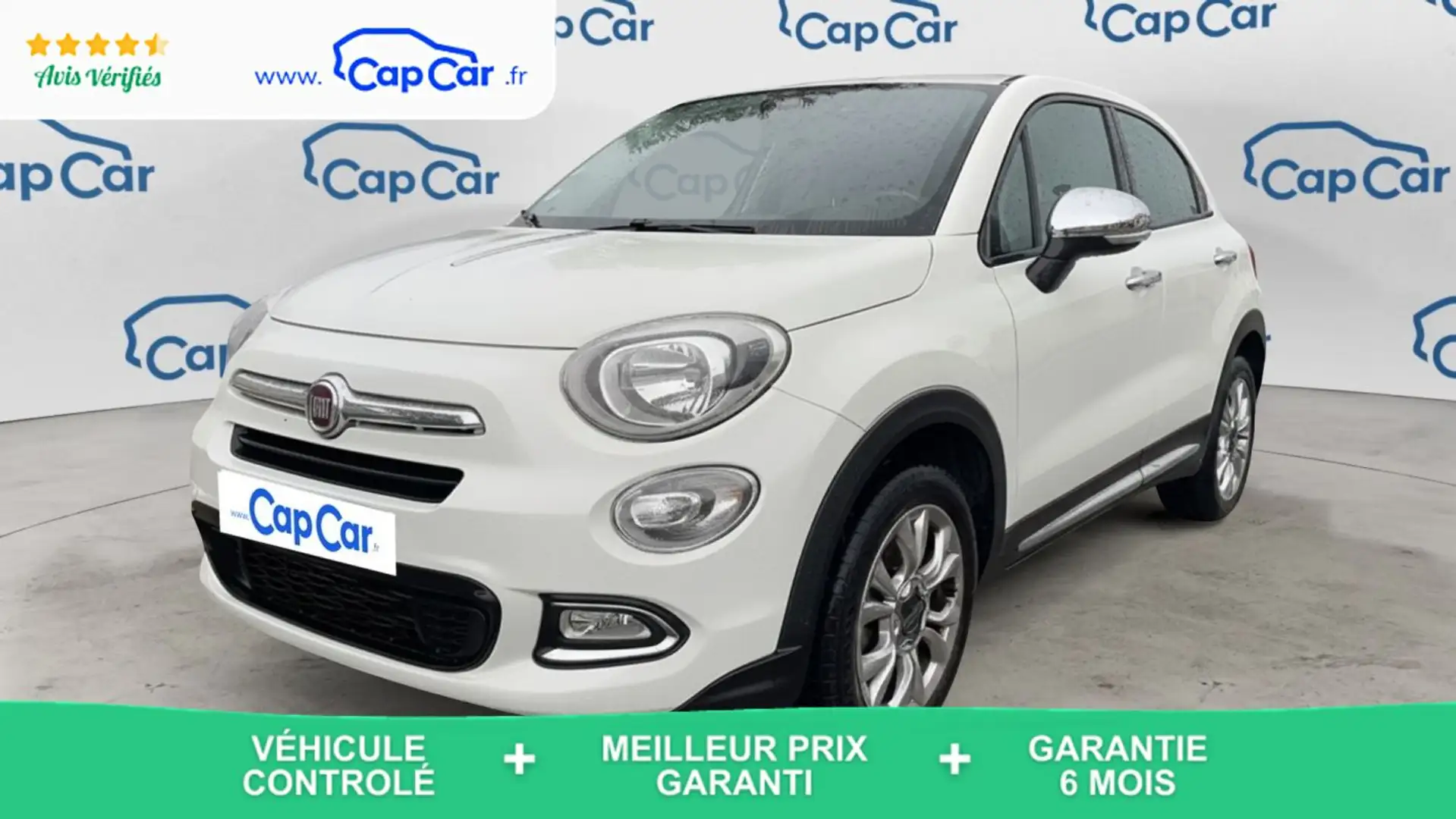 Fiat 500X 1.4 Multiair 140 Lounge Blanc - 1