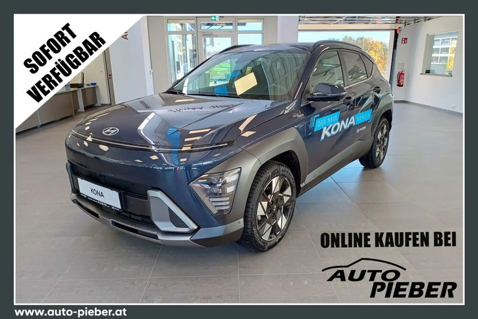 Hyundai KONA 1,0 T-GDI Prestige Line 2WD DCT *LED*ACC*RFK* Bleu - 1
