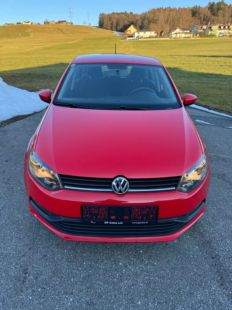 Volkswagen Polo 1,0 - Service + Pickerl bei VW vor 800 km NEU. Rot - 2