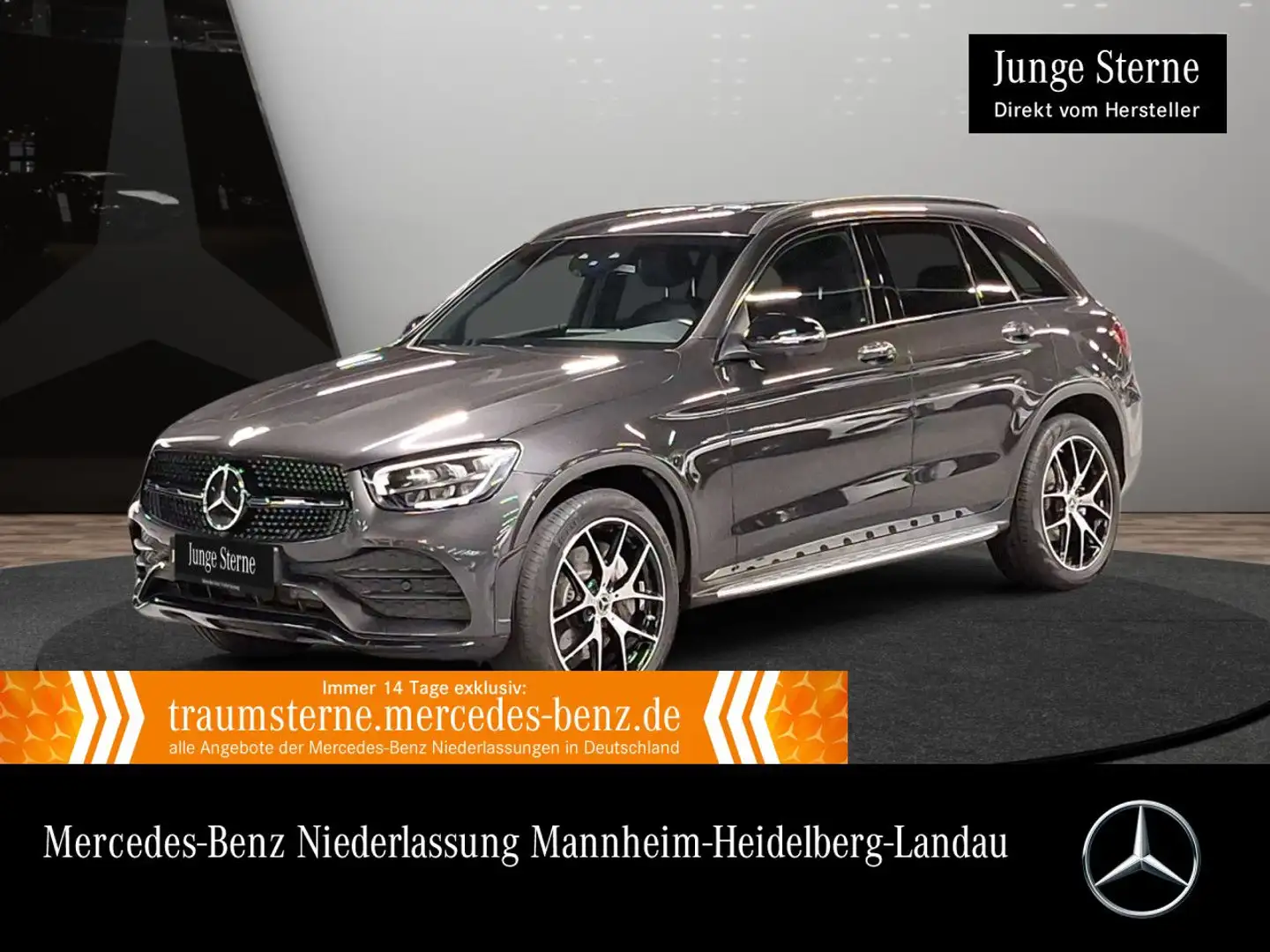 Mercedes-Benz GLC 300 e 4M AMG+NIGHT+360+LED+FAHRASS+KEYLESS+9G Grau - 1