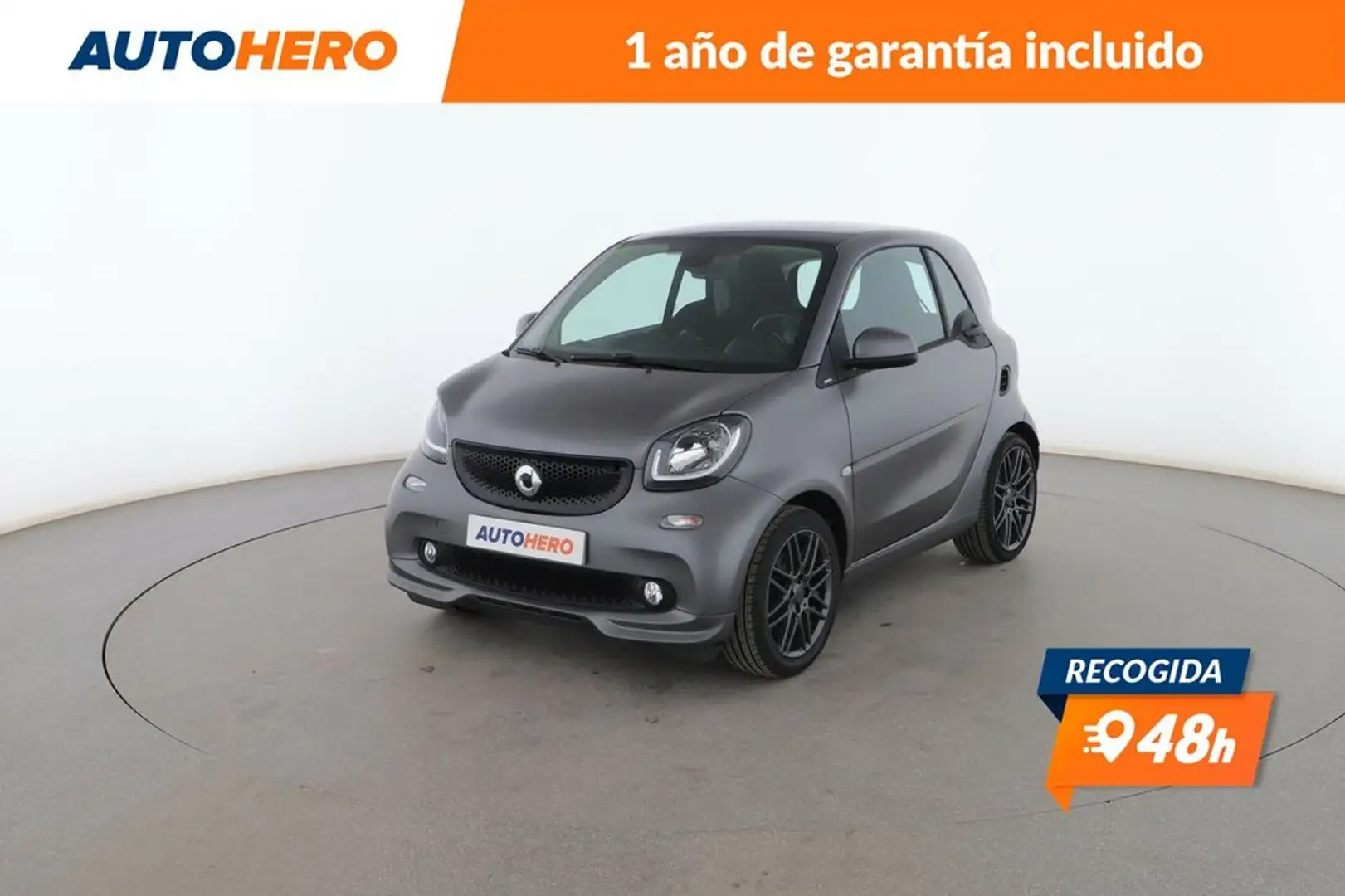 smart forTwo 0.9 Turbo Basis passion Gris - 1