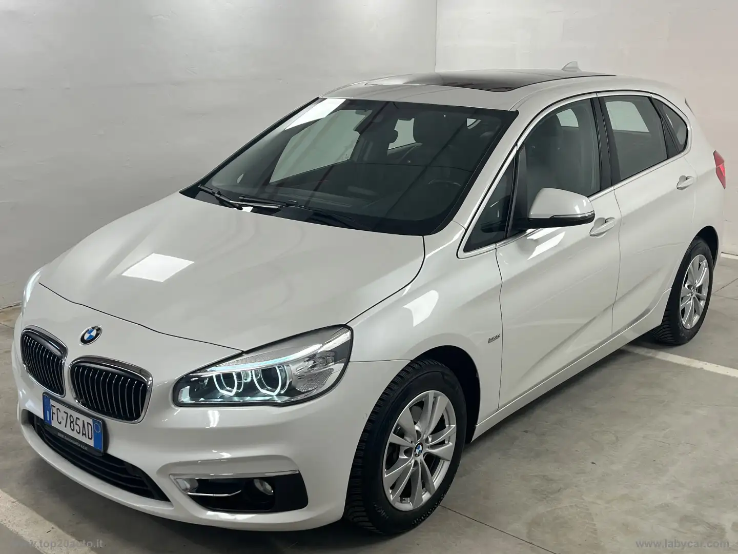 BMW 218 218d Active Tourer Luxury|PELLE|TETTO Bianco - 1