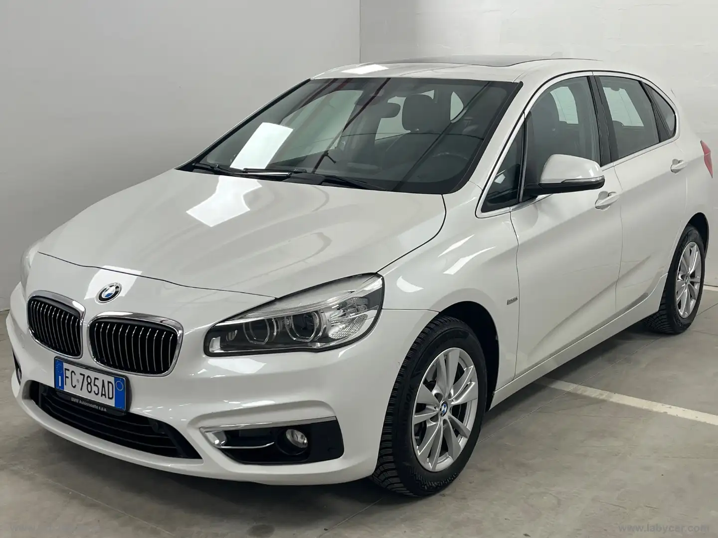 BMW 218 218d Active Tourer Luxury|TETTO APR.|PELLE TOTALE Bianco - 1
