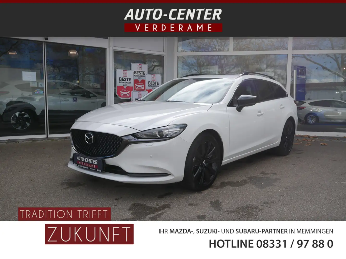 Mazda 6 Kombi SKYACTIV-G 194 Homura MATRIX-LED 360° Blanc - 1