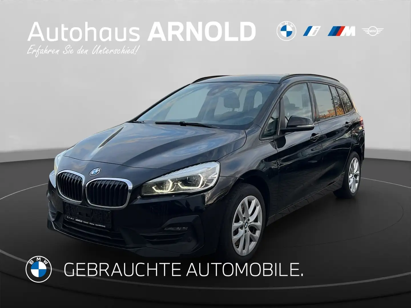BMW 218 d Gran Tourer Advantage HiFi Navi Sitzhzg. Schwarz - 1