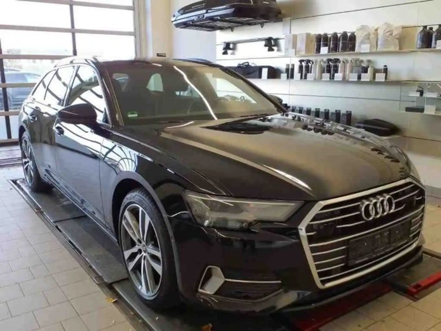 Audi A6 40 TDI S-TR SPORT LED+NAVI+PANO+AHK-Vob Zwart - 2