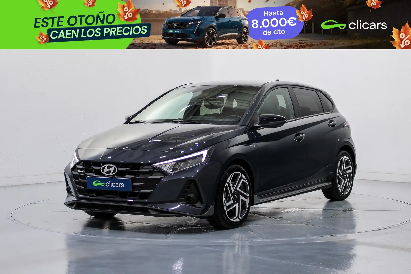 Hyundai i20 1.2 MPI N Line Gris - 1