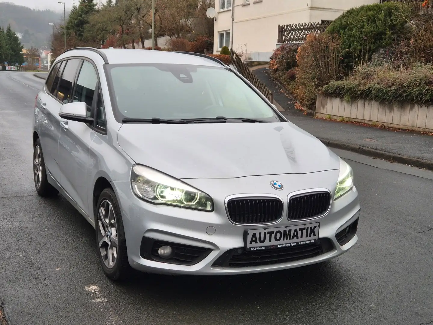 BMW 218 dA Gran Tourer Advantage/7.Sitzer/Keyl./Gar. Argent - 1