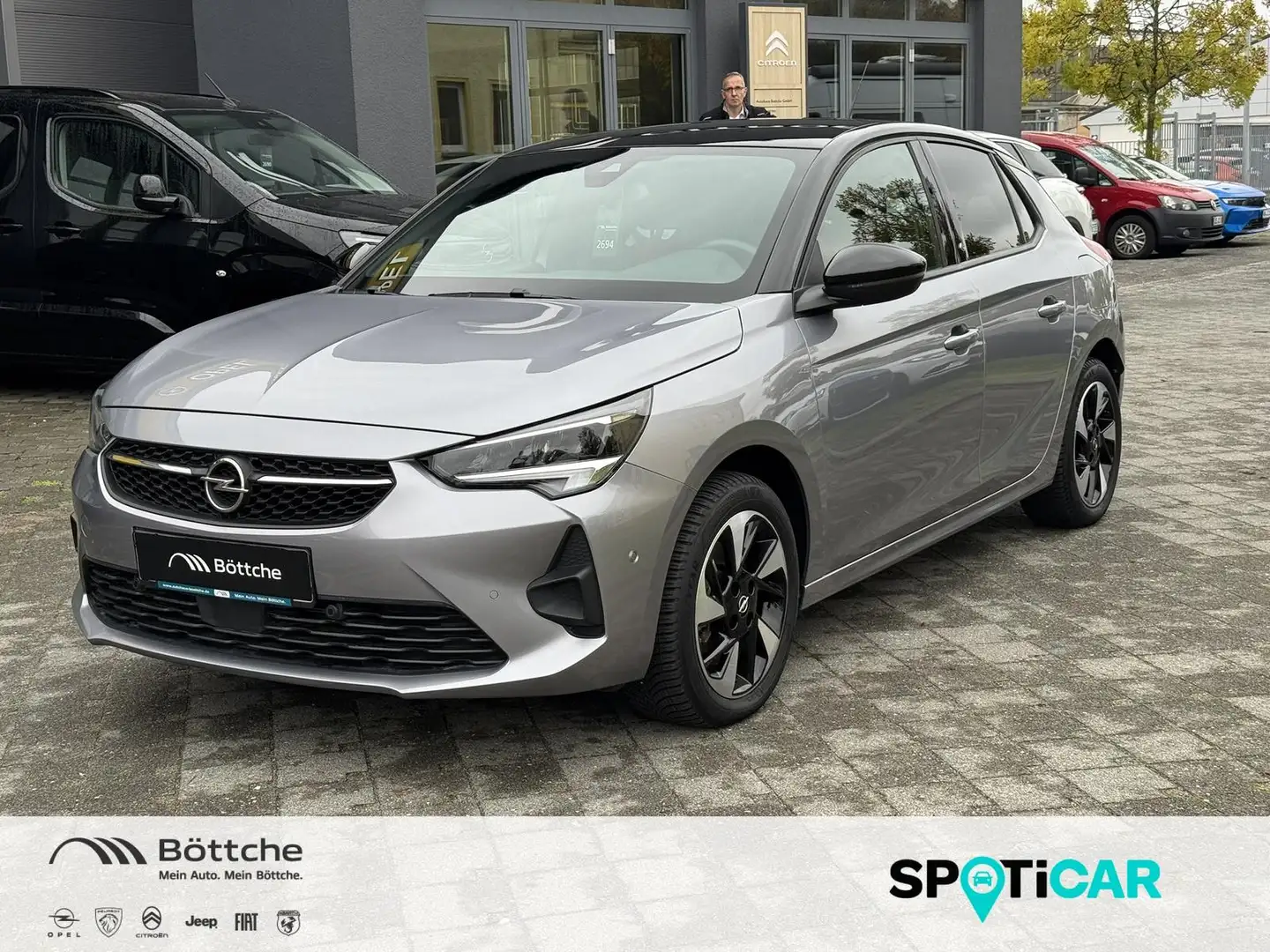 Opel Corsa-e GS LED/Navi/SHZ/DAB/180°Kamera/Allwetter Grau - 1