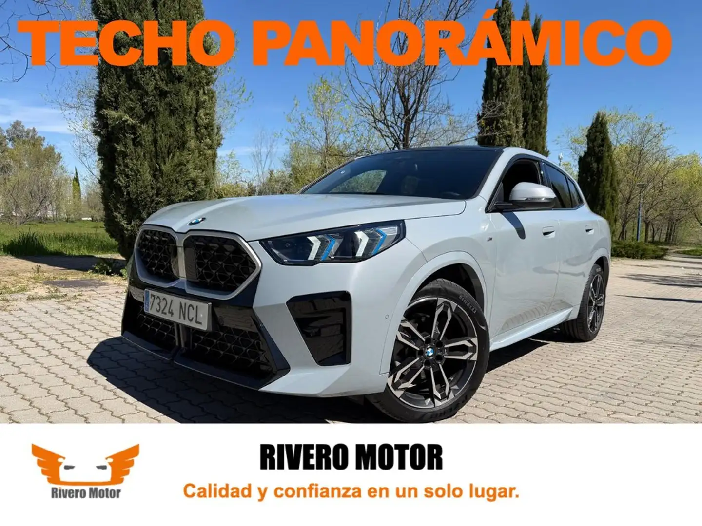 BMW X2 sDrive 18dA Gris - 1