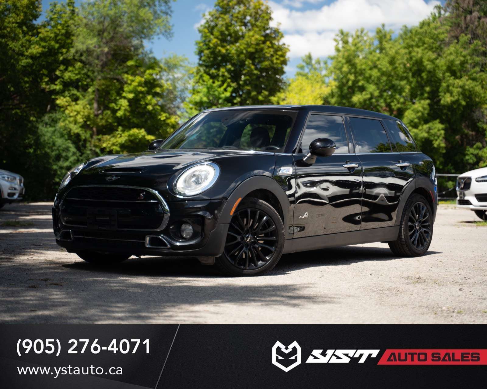 Black 2017 MINI Cooper Clubman Wagon All-Wheel Drive Automatic
