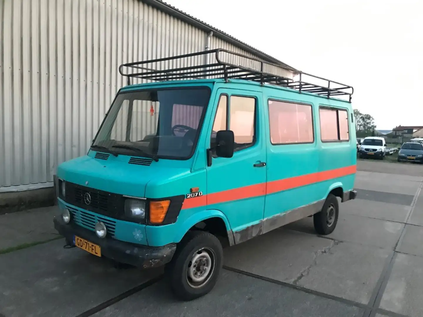 Mercedes-Benz Sprinter 207D, Busje belastingvrij. Groen - 1