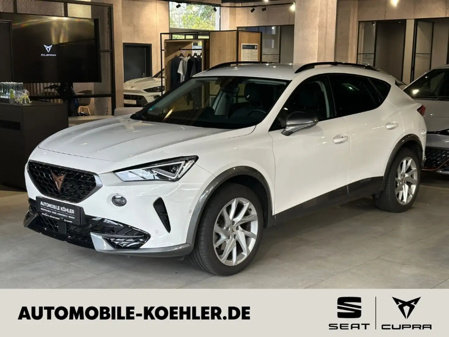 CUPRA Formentor 1.5 TSI AHK NAVI LED KESSY ACC DAB Weiß - 1