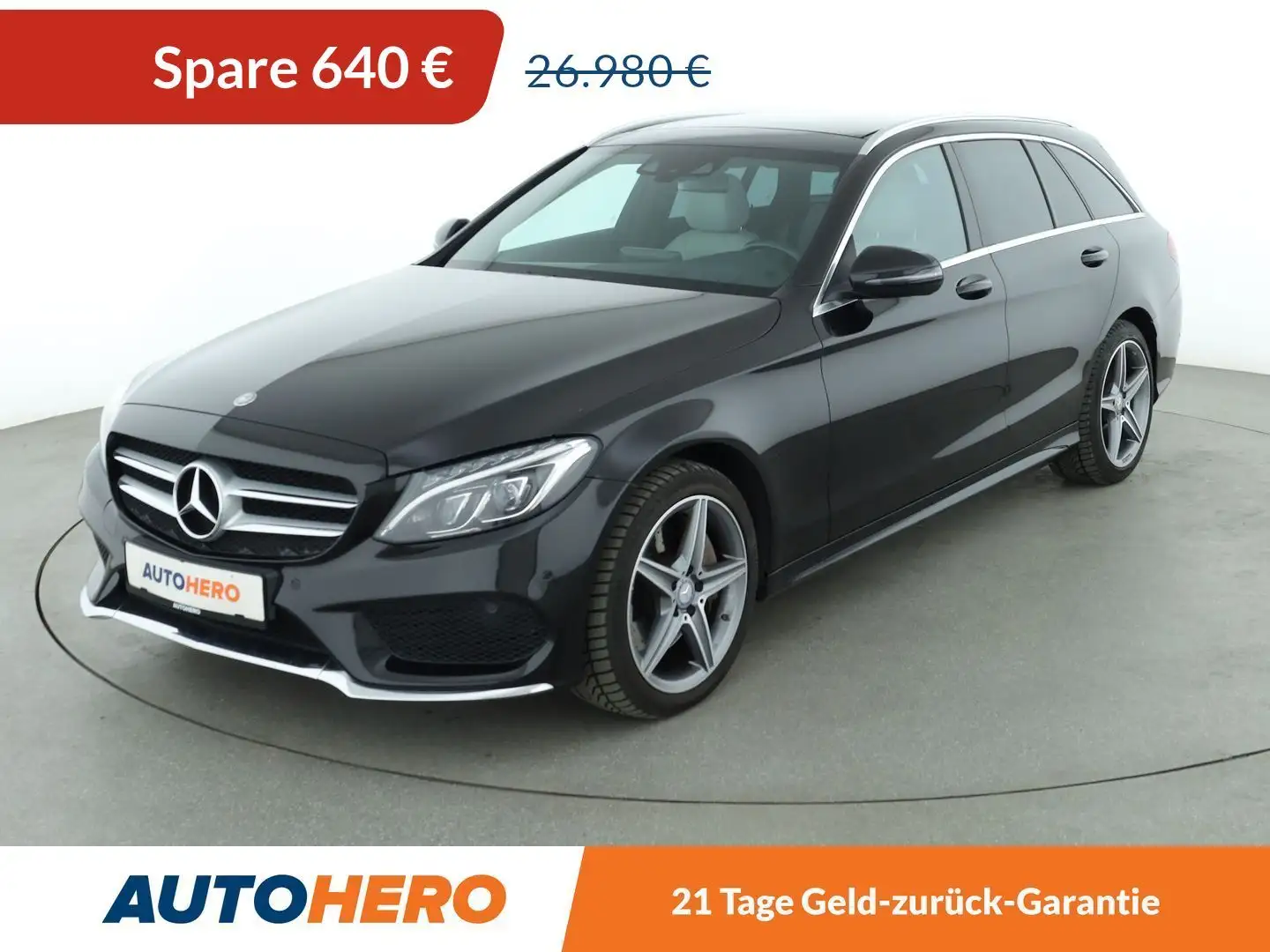 Mercedes-Benz C 400 T 4Matic AMG Line Aut.*LED*NAVI*TEMPO*CAM*PDC*SHZ* Schwarz - 1