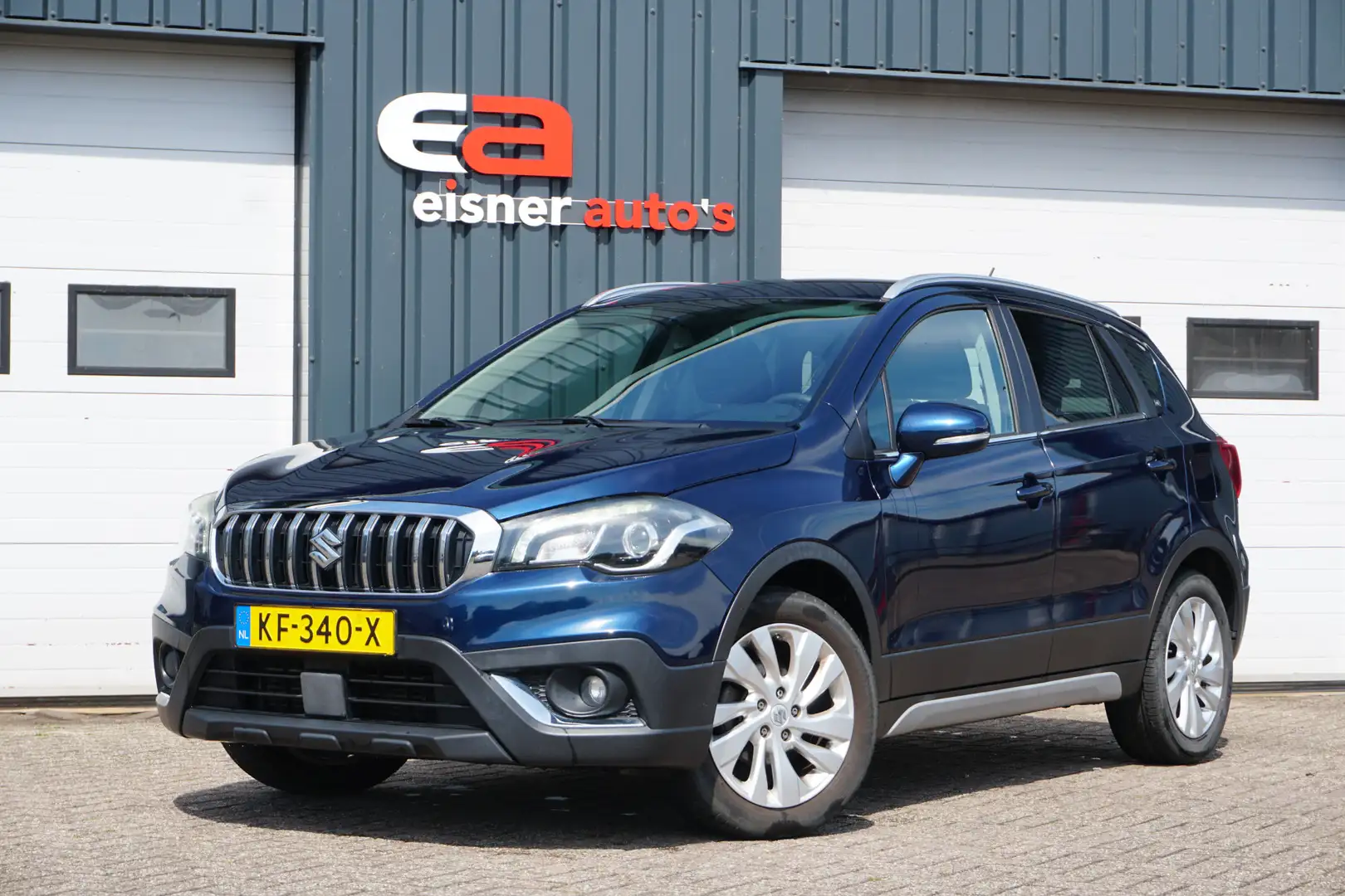 Suzuki S-Cross 1.4 Boosterjet Exclusive 141PK | TREKHAAK | CARPLA Blauw - 1