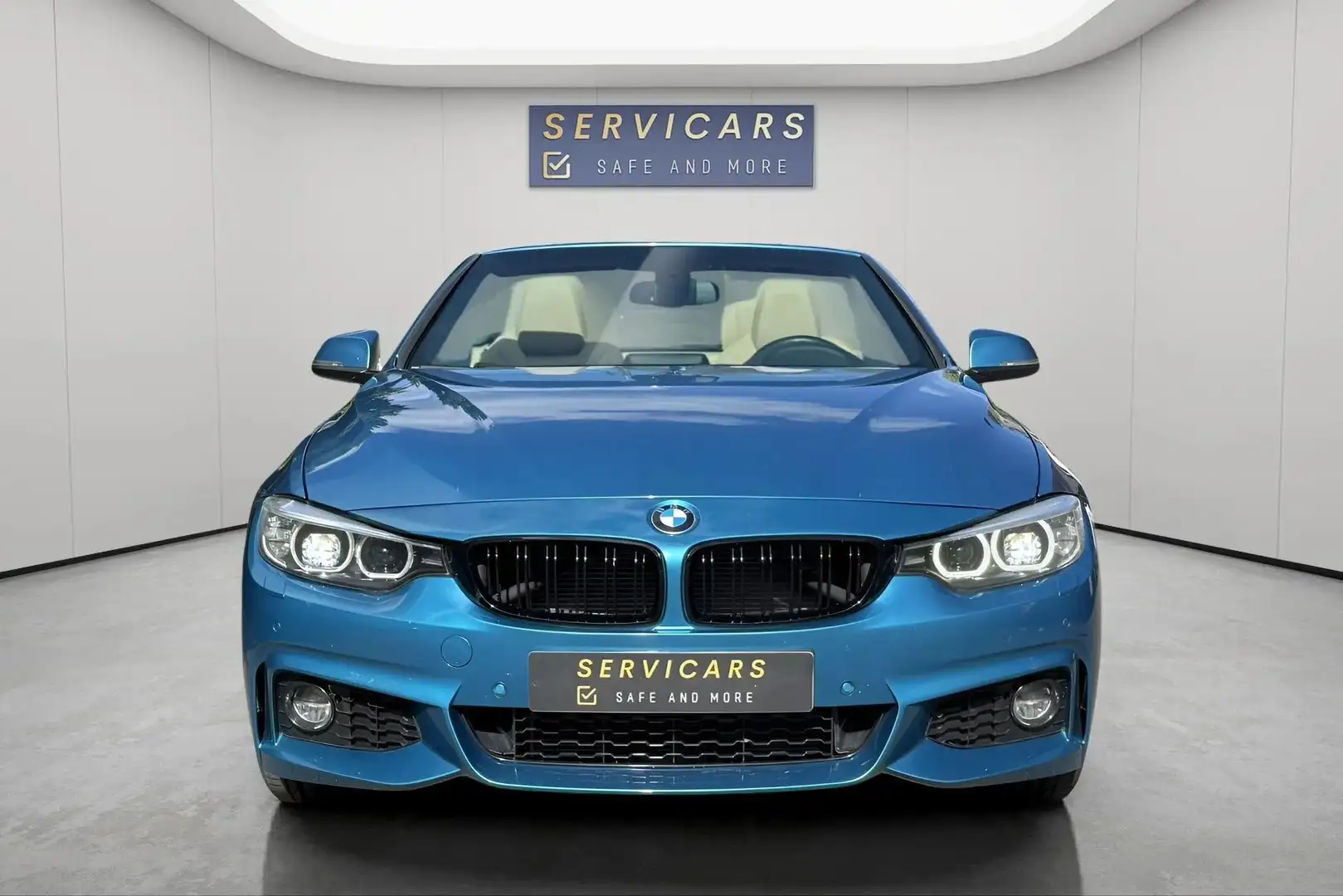 BMW 420 Cabrio 420i / PACK M / FULL / 12 MOIS DE GARANTIE Blauw - 2