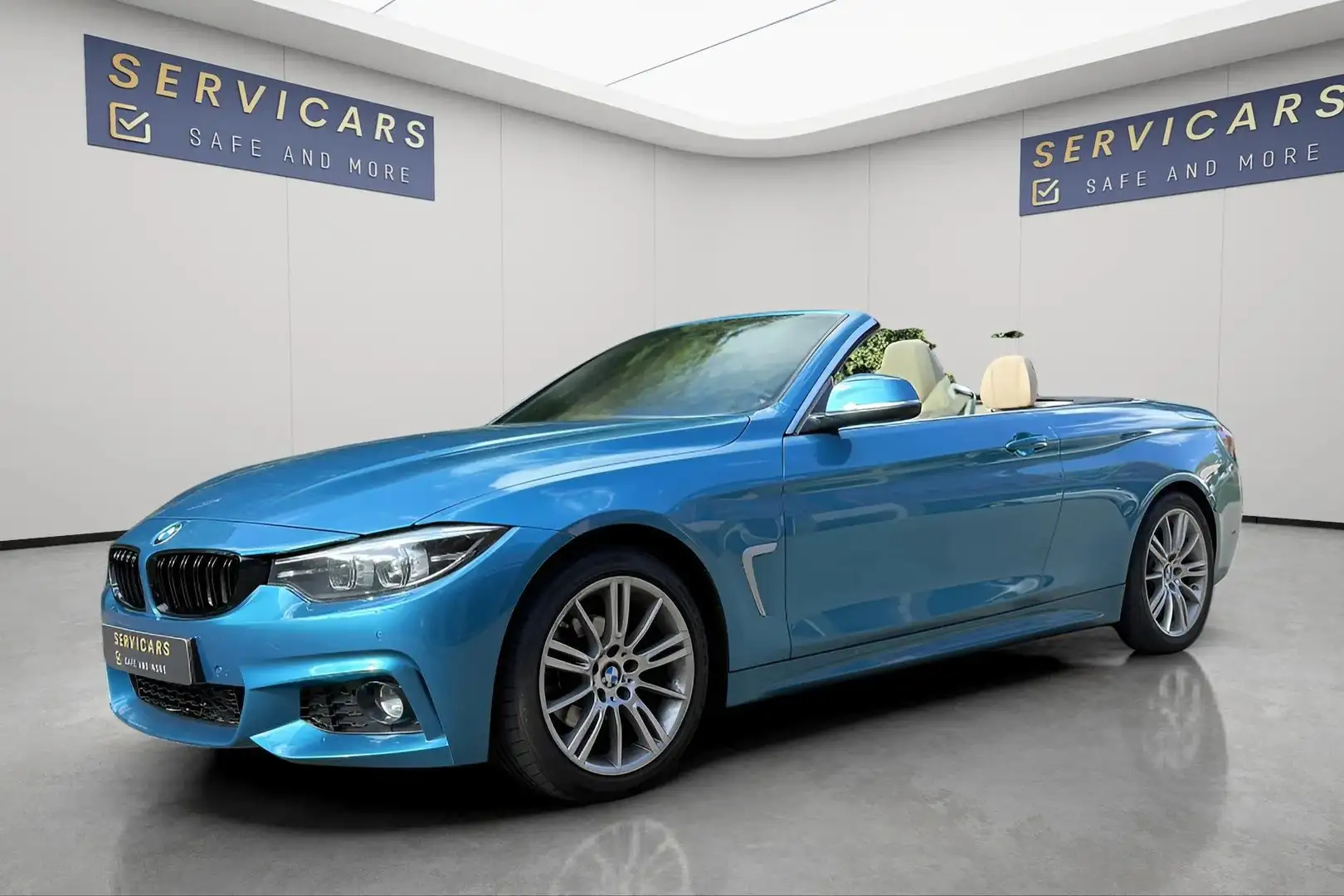 BMW 420 Cabrio 420i / PACK M / FULL / 12 MOIS DE GARANTIE Blauw - 1