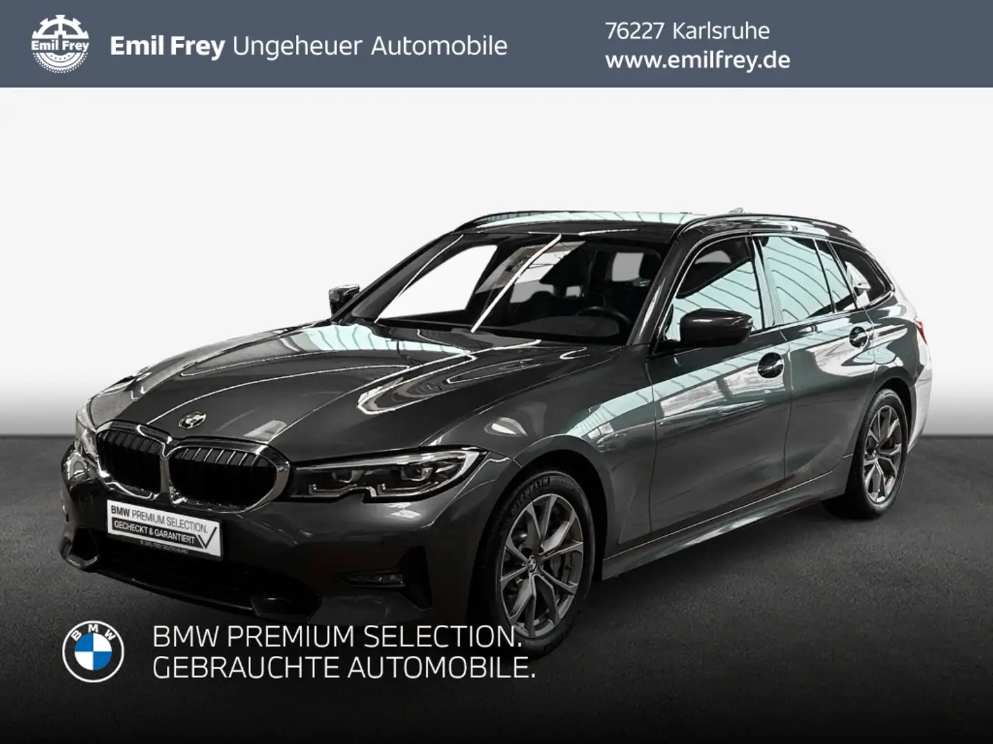 BMW 330 d Touring Aut. Sport Line Gris - 1