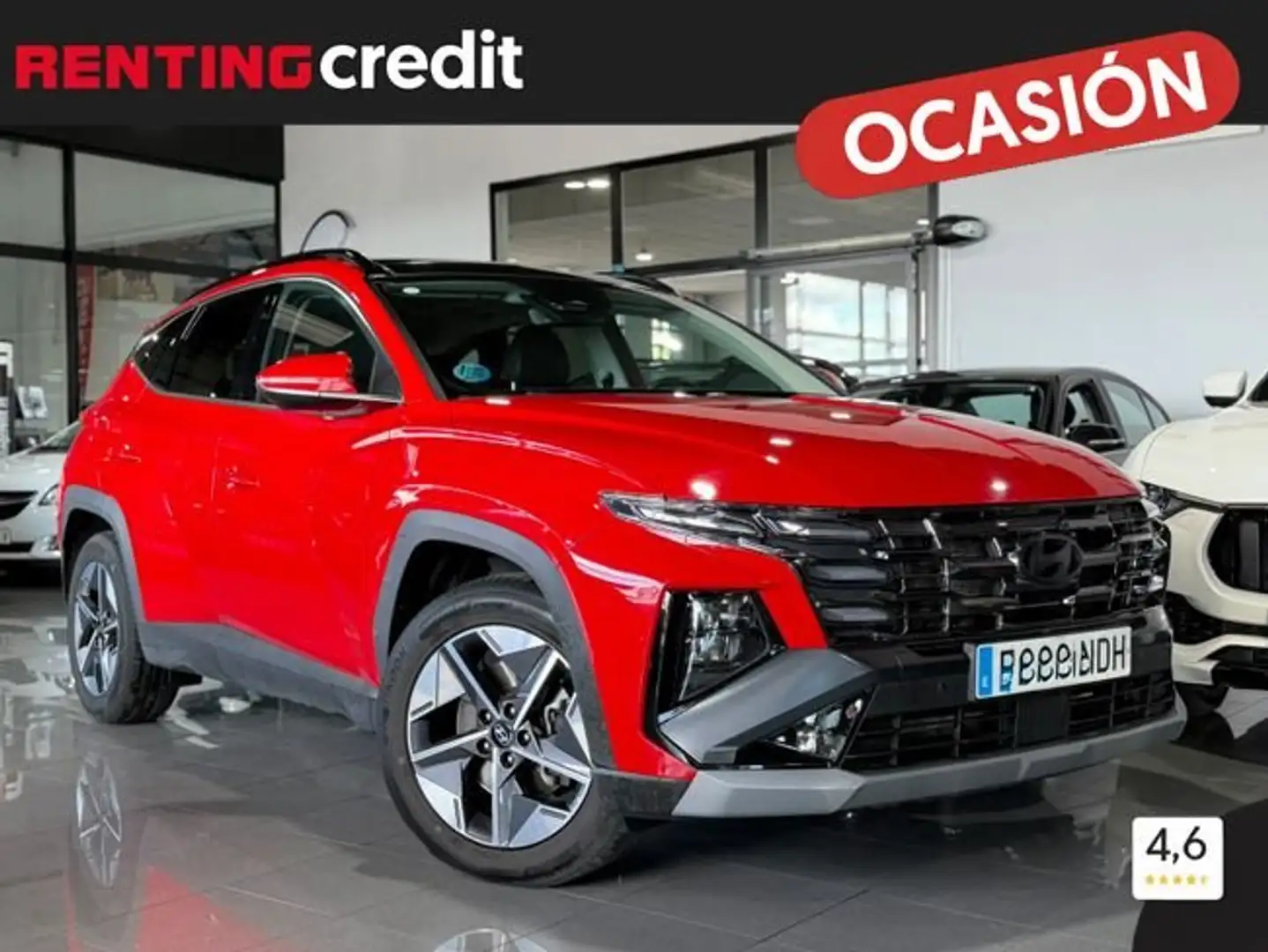 Hyundai TUCSON 1.6T 118kW (160CV) 48V DCT Tecno Sky Rojo - 1