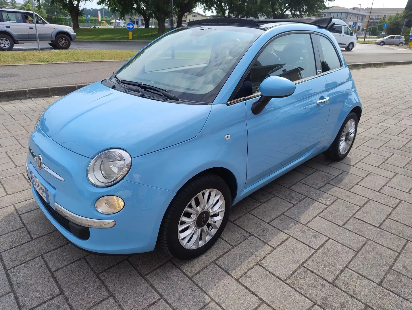 Fiat 500C 1.2 Lounge 69cv E6 Prop.UNICA Blu/Azzurro - 1
