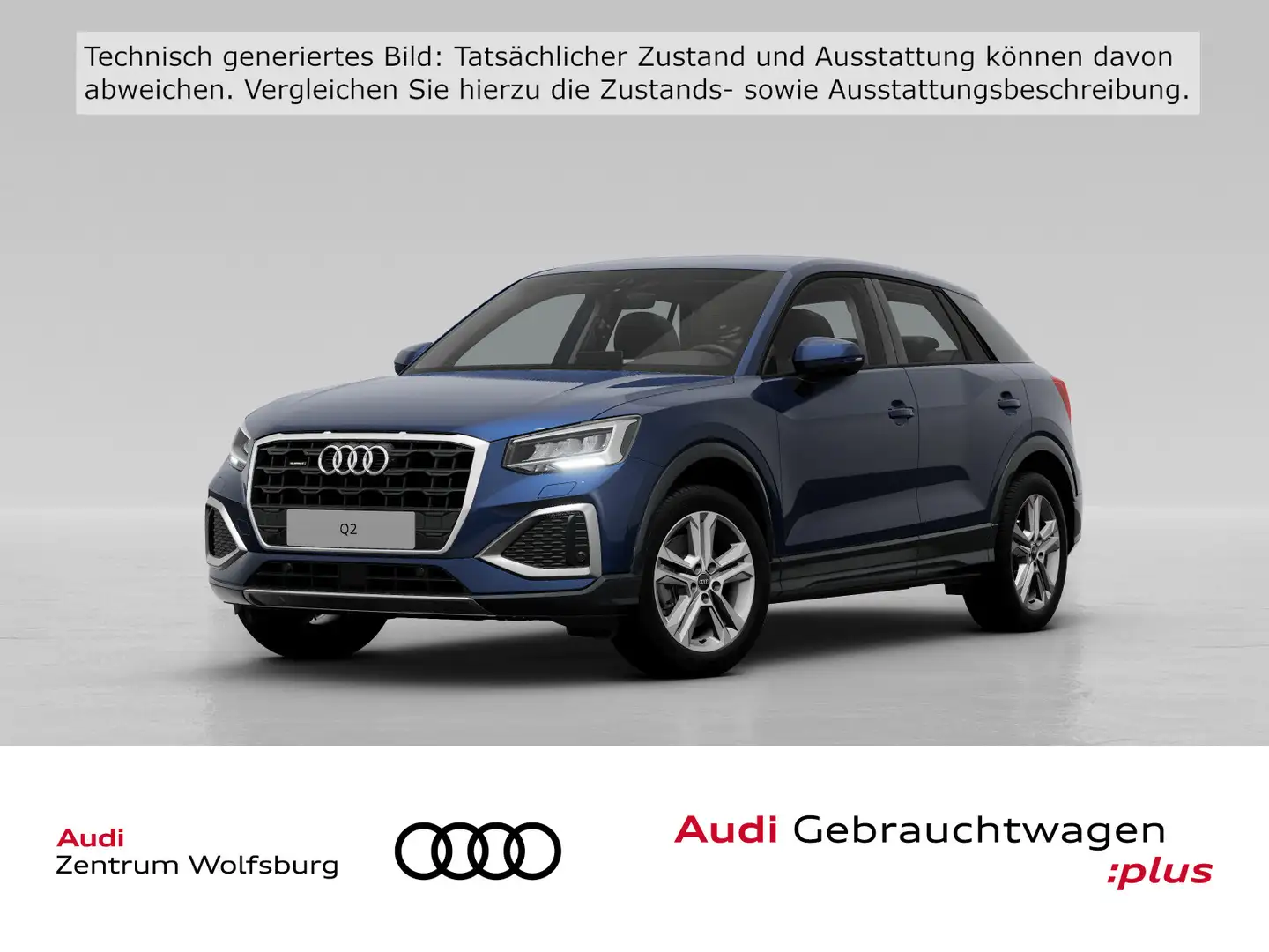 Audi Q2 40 TFSI S-tronic quattro advanced LED/Rückkam Blau - 1