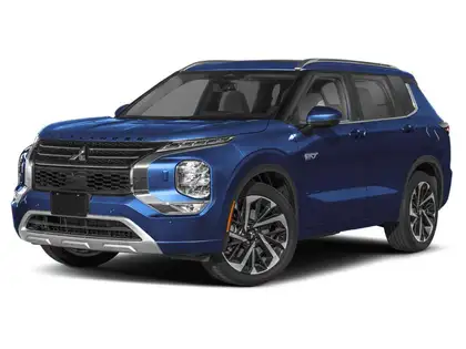 Blue 2026 Mitsubishi Outlander Hybrid Plug-in Automatic