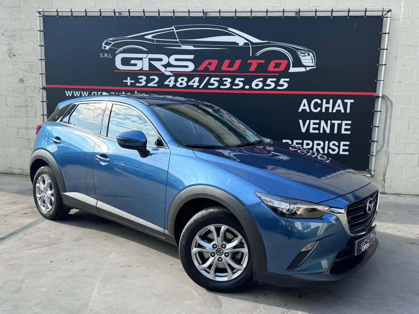 Mazda CX-3 2.0i SKYACTIV-G 2WD 1ER PROP./CARNET/GARANTIE 1AN Bleu - 1