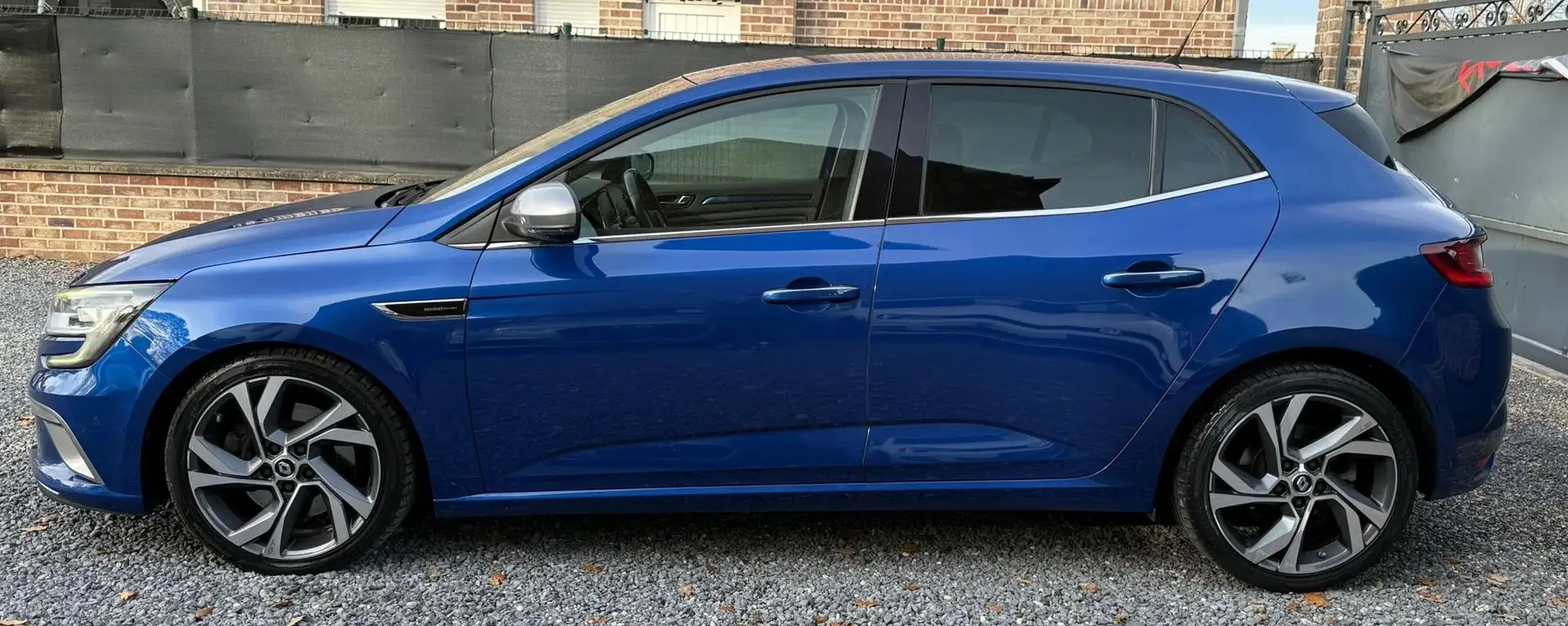 Renault Megane Megane 1.6 TCe GT EDC *1An-Garantie* Blauw - 2