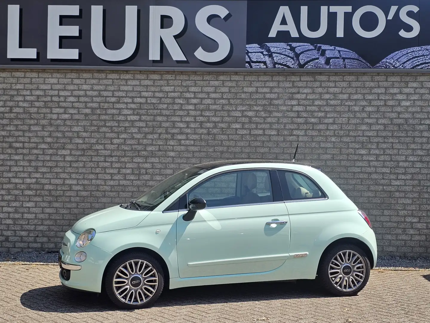 Fiat 500 0.9 TwinAir Turbo Lounge/Leer/Pano-dak/Pdc Verde - 1