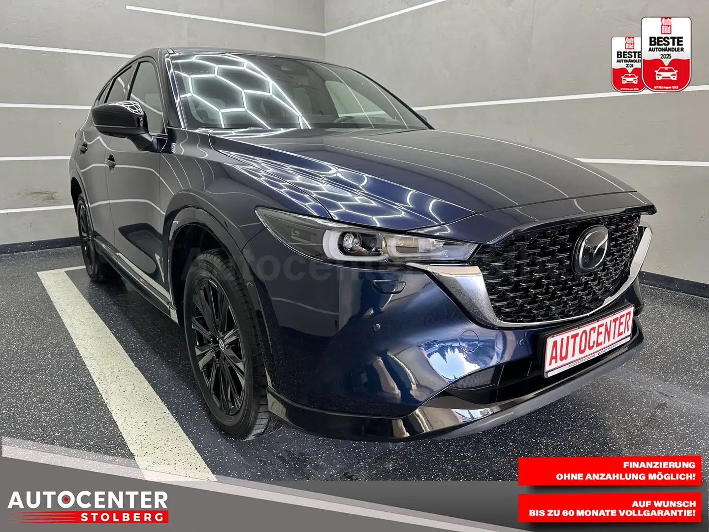 Mazda CX-5 Homura AWD "1 HAND-NAVI-SITZH-MULTI-CAM" Blau - 2