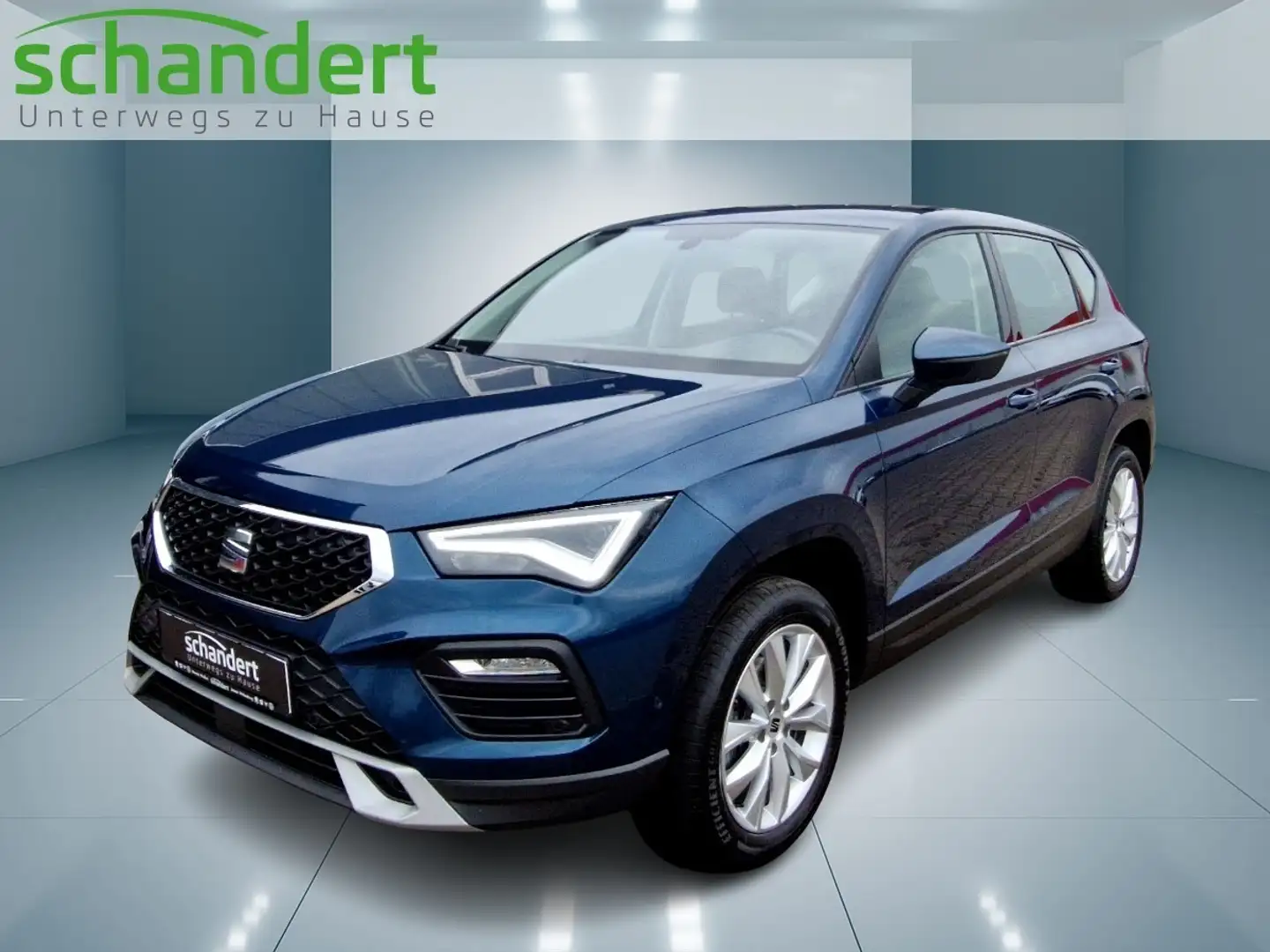 SEAT Ateca 1.5 TSI Style DSG LED Navi AHK Klimaautomatik Blau - 1