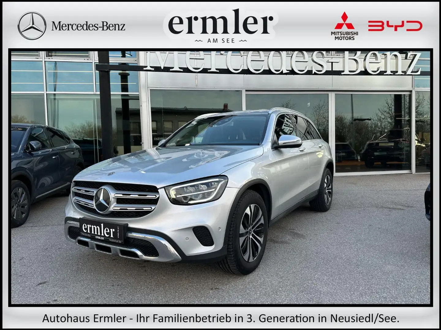 Mercedes-Benz GLC 300 d 4MATIC MBUX Rückfahrkamera Sitzheizung Silber - 1