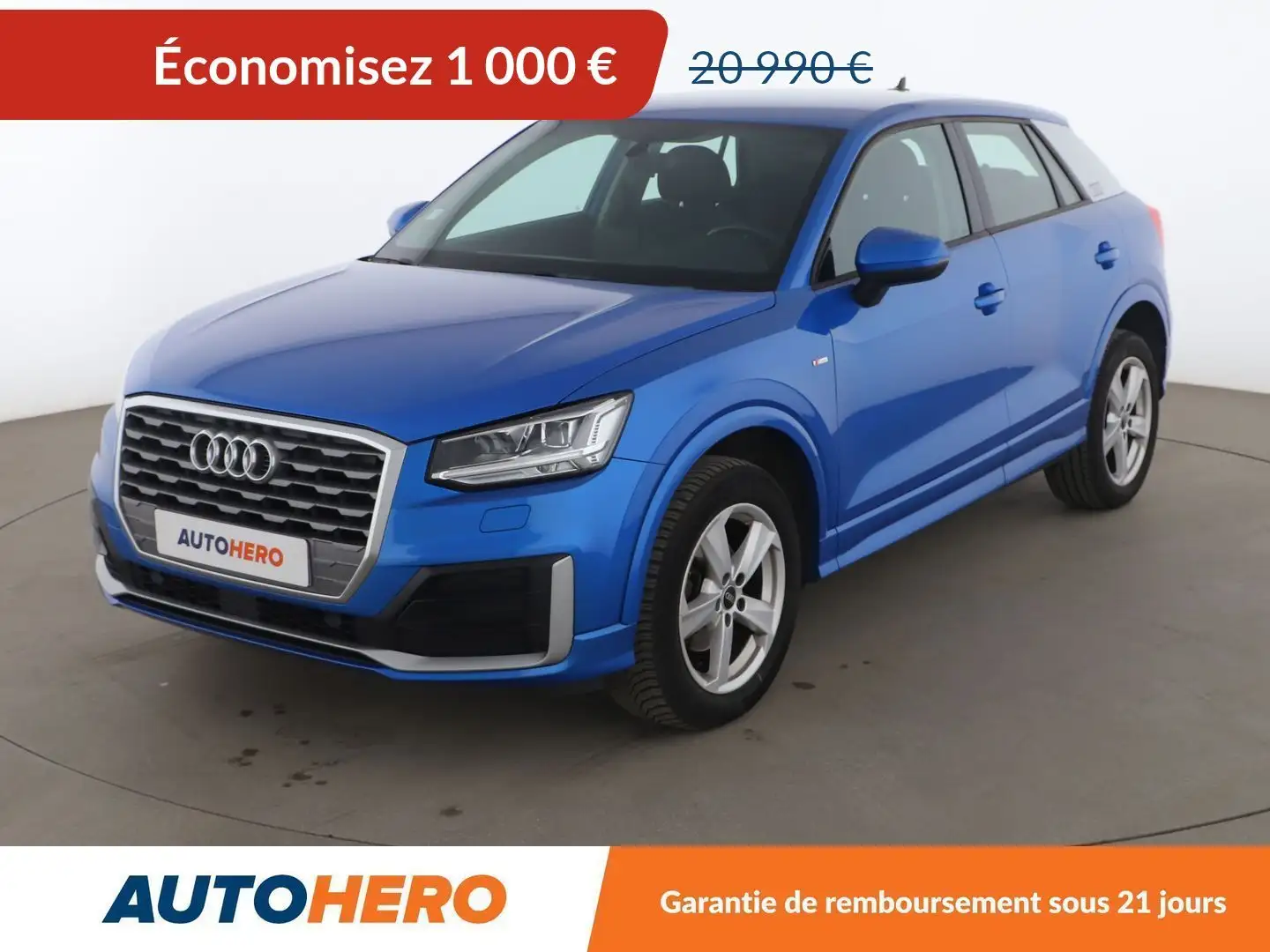 Audi Q2 30 TDI Sport Limited S Tronic Bleu - 1