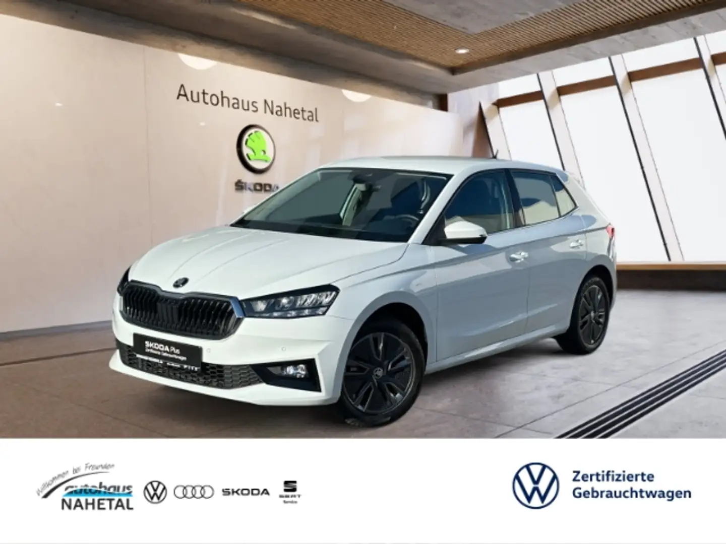 Skoda Fabia 1.0TSI Style LED NAVI REAR VIEW 16'' KESSY 2Z-KLIM Weiß - 1