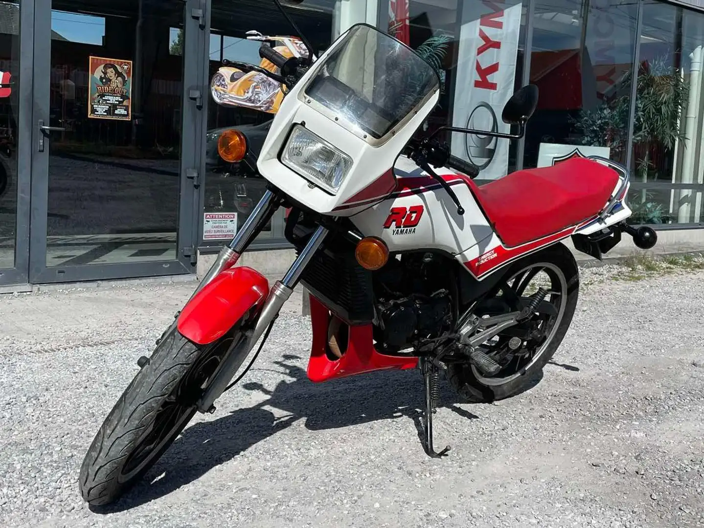 Yamaha RD 125 Blanc - 2